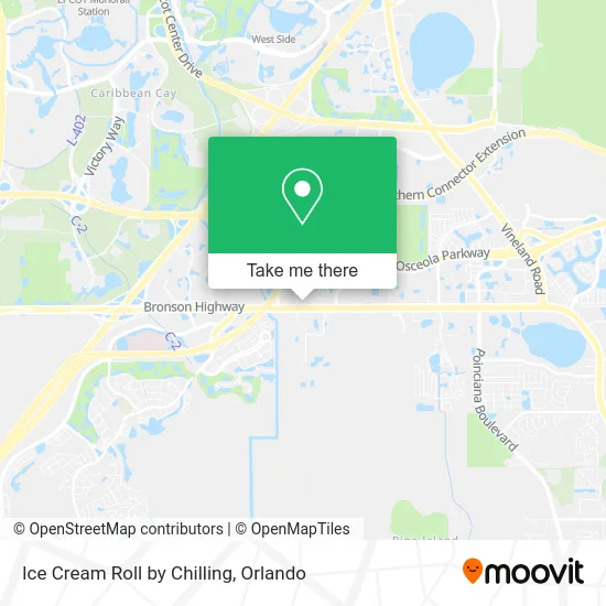 Ice Cream Roll by Chilling map