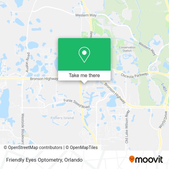 Friendly Eyes Optometry map