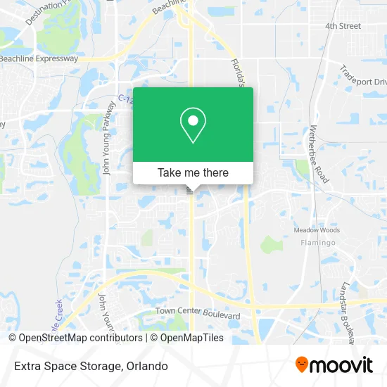 Mapa de Extra Space Storage