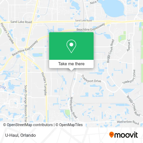 Mapa de U-Haul