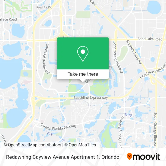 Mapa de Redawning Cayview Avenue Apartment 1