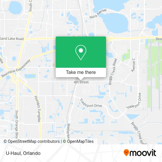Mapa de U-Haul