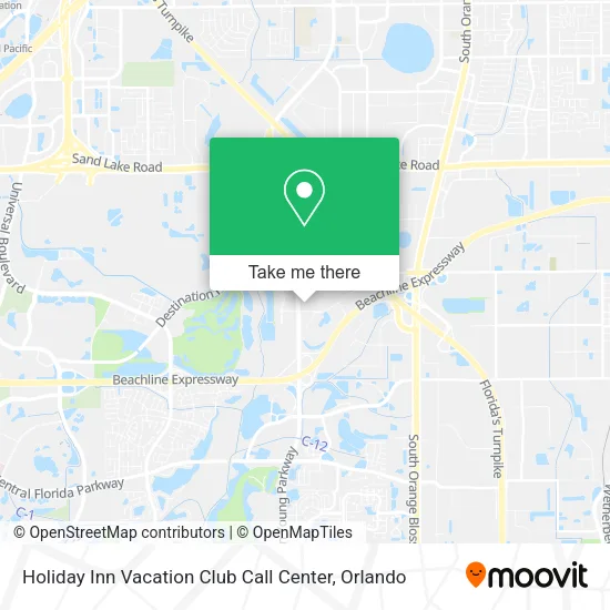 Mapa de Holiday Inn Vacation Club Call Center