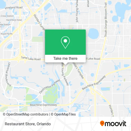 Mapa de Restaurant Store