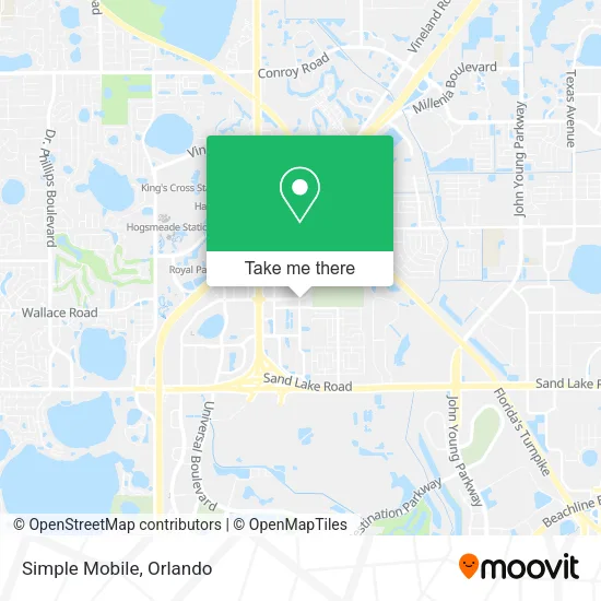 Mapa de Simple Mobile