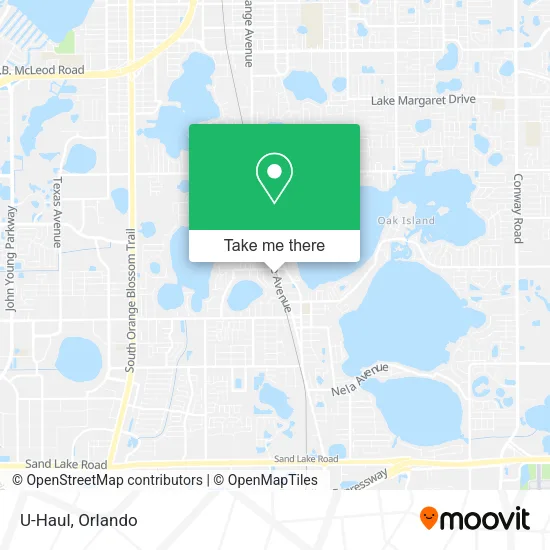 Mapa de U-Haul