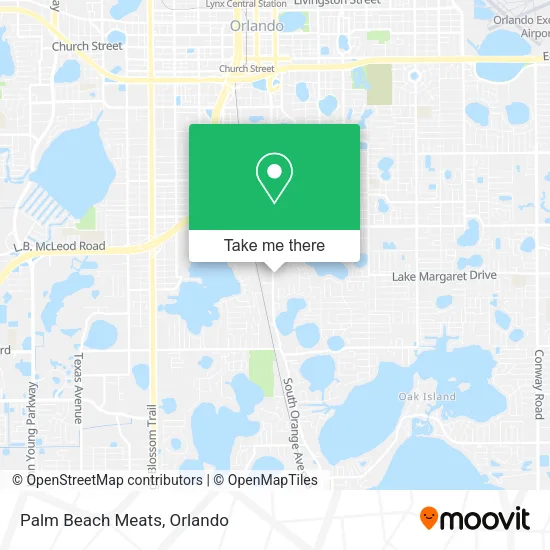 Mapa de Palm Beach Meats