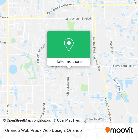 Mapa de Orlando Web Pros - Web Design