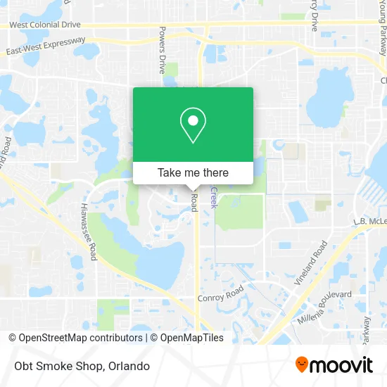 Mapa de Obt Smoke Shop