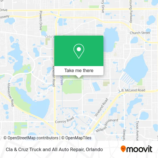 Cla & Cruz Truck and All Auto Repair map