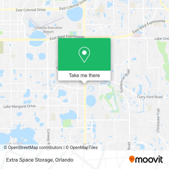 Extra Space Storage map