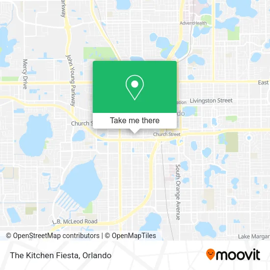 The Kitchen Fiesta map
