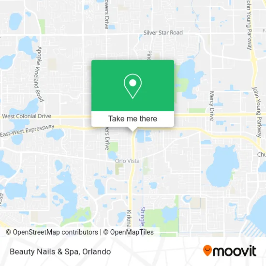 Mapa de Beauty Nails & Spa