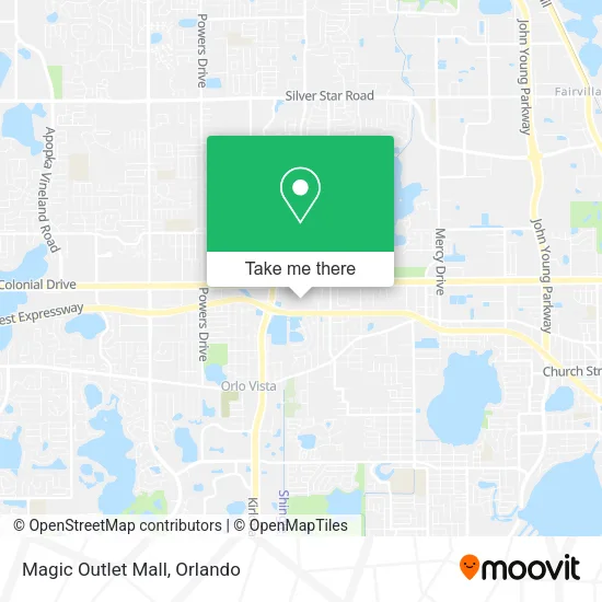 Magic Outlet Mall map