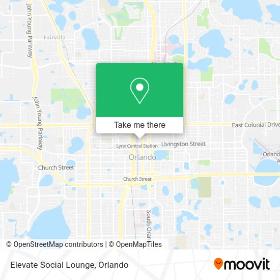Mapa de Elevate Social Lounge