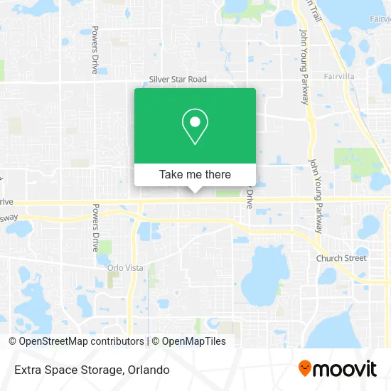 Mapa de Extra Space Storage