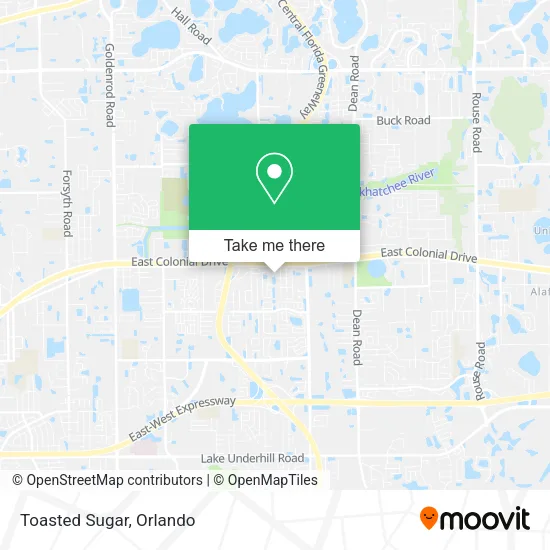 Toasted Sugar map