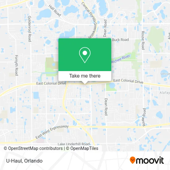 U-Haul map