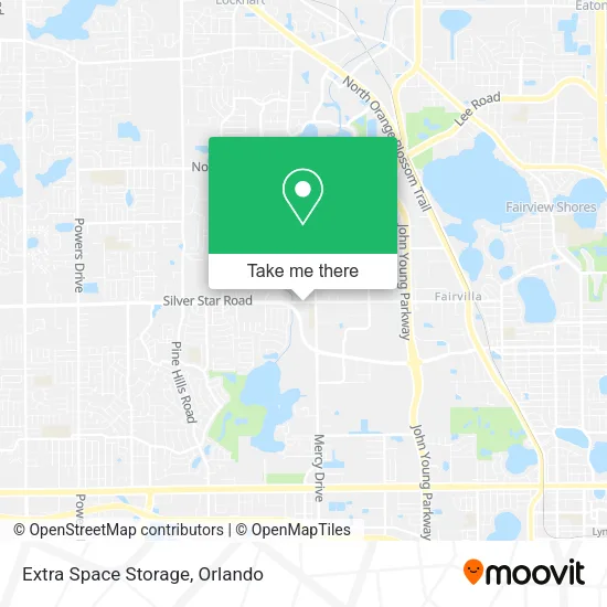 Mapa de Extra Space Storage