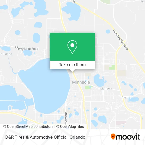 Mapa de D&R Tires & Automotive Official