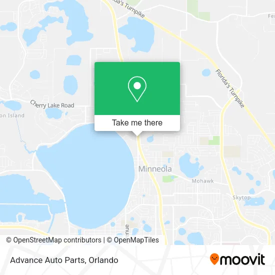 Advance Auto Parts map
