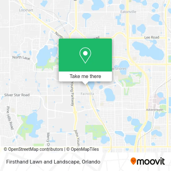 Firsthand Lawn and Landscape map