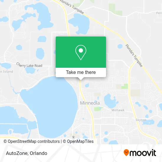 AutoZone map