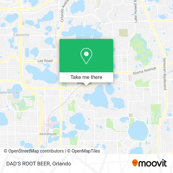Mapa de DAD'S ROOT BEER