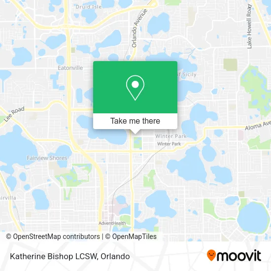 Mapa de Katherine Bishop LCSW