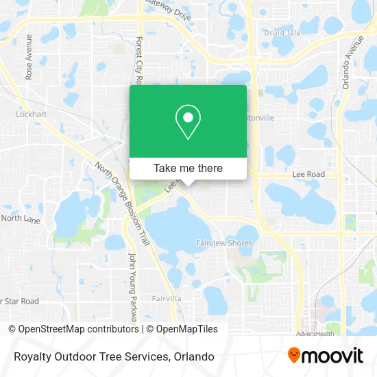 Mapa de Royalty Outdoor Tree Services