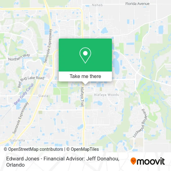 Mapa de Edward Jones - Financial Advisor: Jeff Donahou