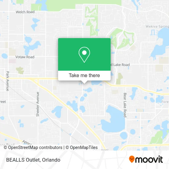 BEALLS Outlet map