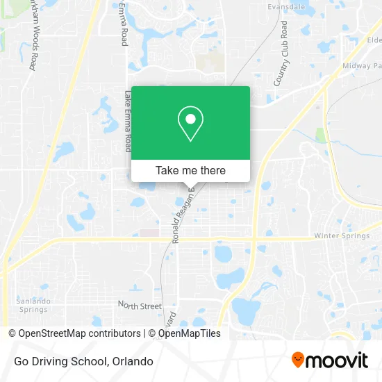 Mapa de Go Driving School