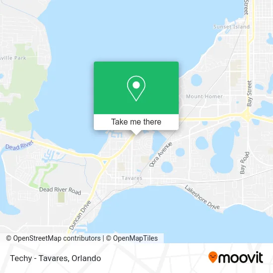 Mapa de Techy - Tavares