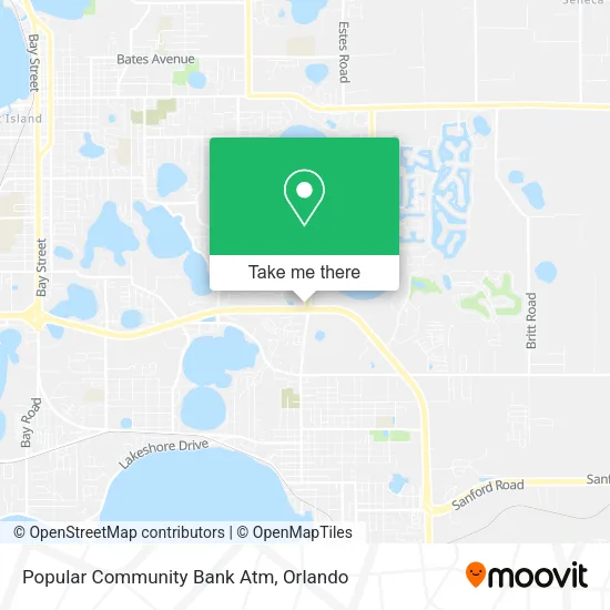 Popular Community Bank Atm map