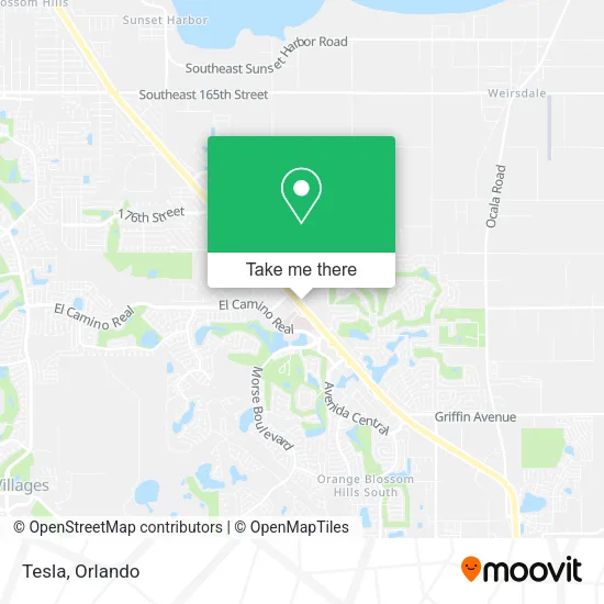 Tesla map
