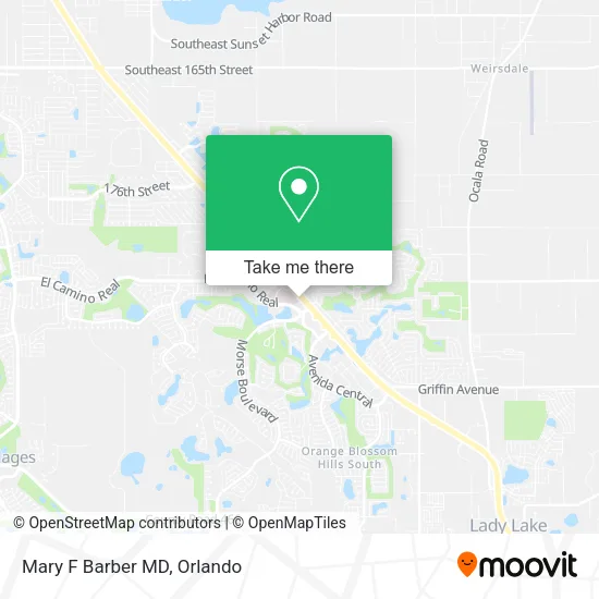 Mary F Barber MD map