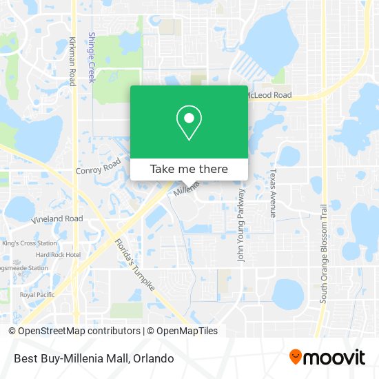 Mapa de Best Buy-Millenia Mall