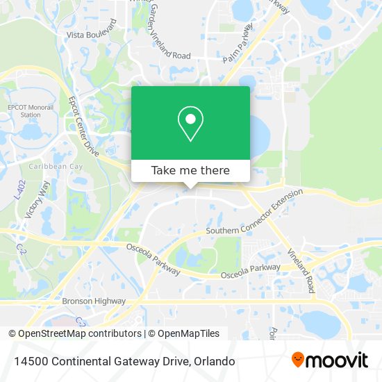 14500 Continental Gateway Drive map
