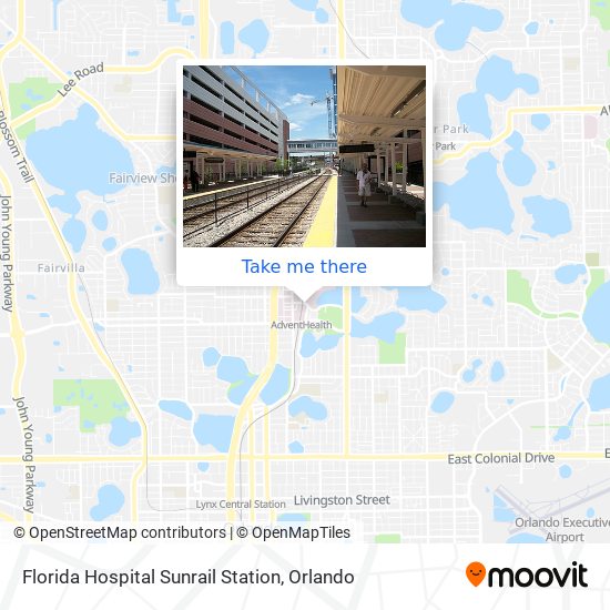 Cómo llegar a Florida Hospital Sunrail Station en Orlando en Autobús o Tren?