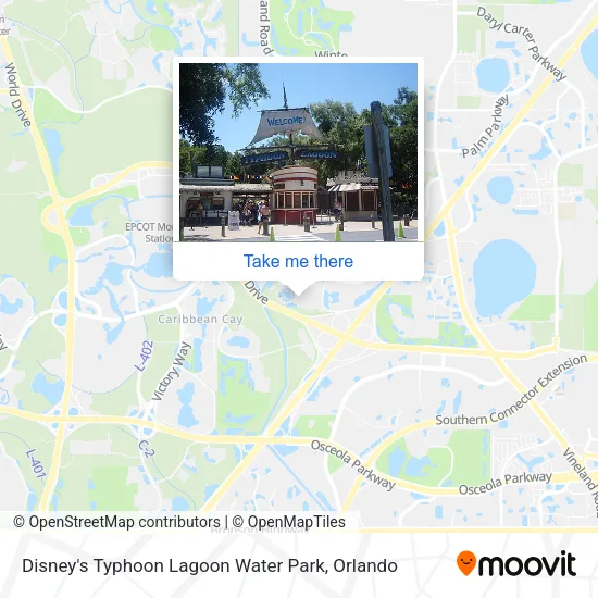 Mapa de Disney's Typhoon Lagoon Water Park