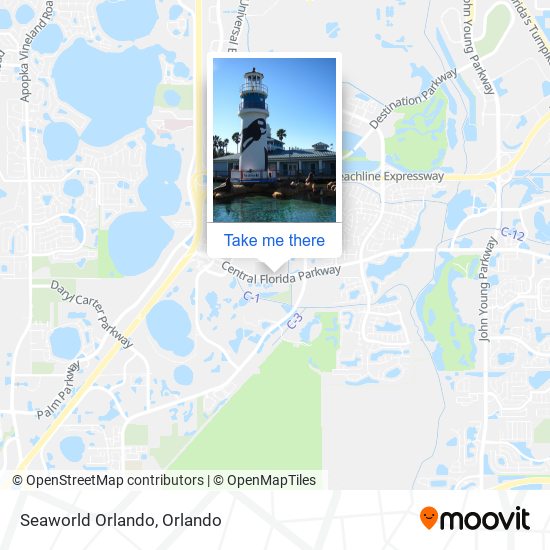 Seaworld Orlando map