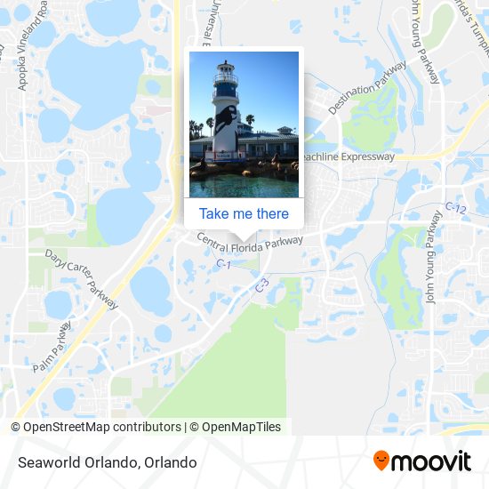 Mapa de Seaworld Orlando