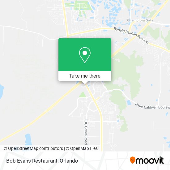 Bob Evans Restaurant map