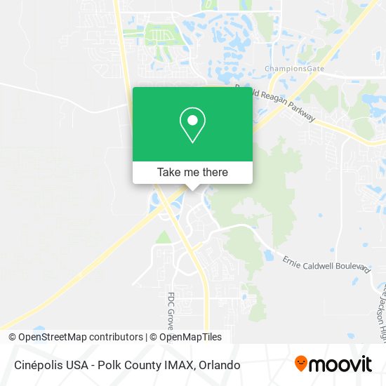Mapa de Cinépolis USA - Polk County IMAX