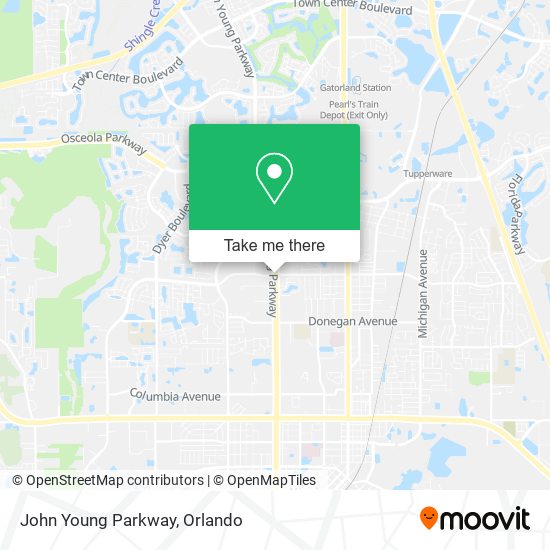 John Young Parkway map