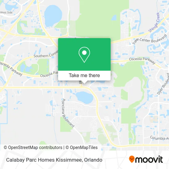 Calabay Parc Homes Kissimmee map