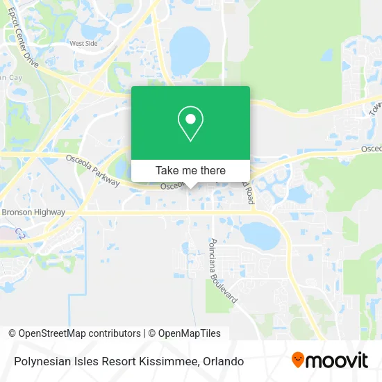 Polynesian Isles Resort Kissimmee map