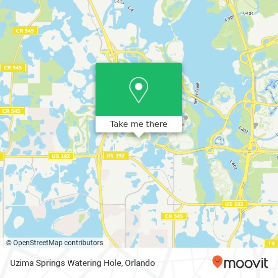 Uzima Springs Watering Hole map