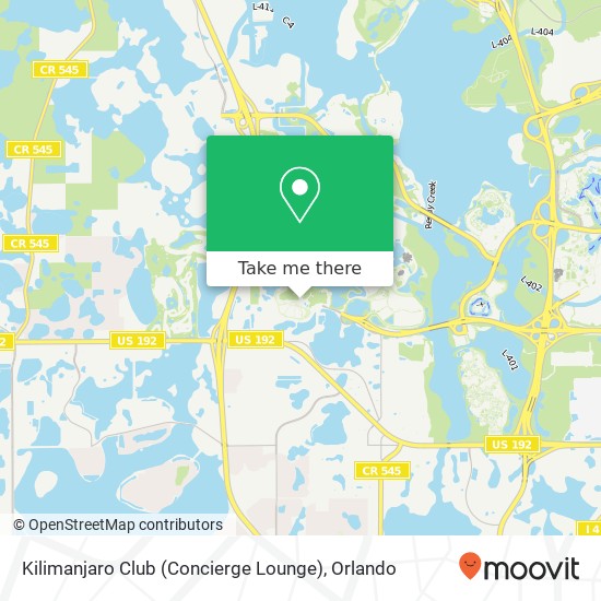 Kilimanjaro Club (Concierge Lounge) map